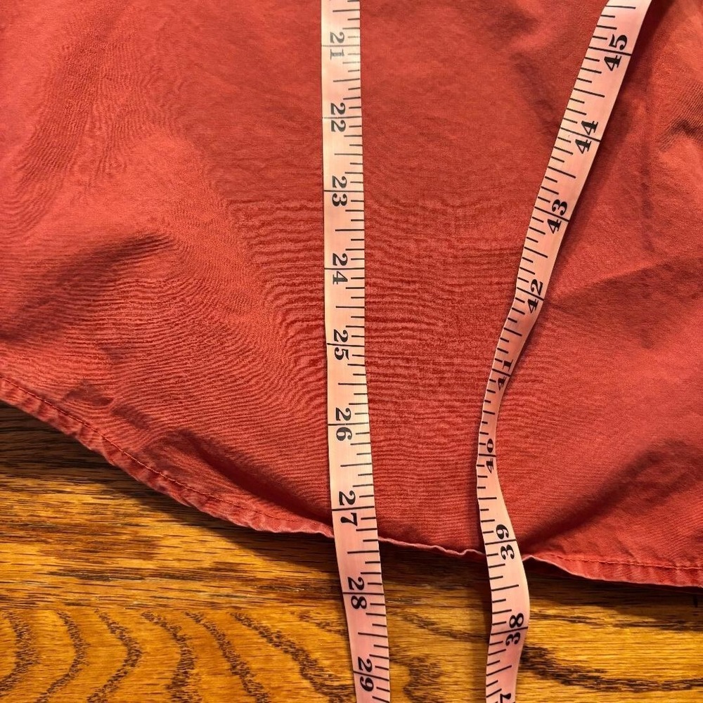 Columbia Sportswear Camp Shirt Button Up Short Slv Vented Brick Red Men's sz M - Picture 10 of 11